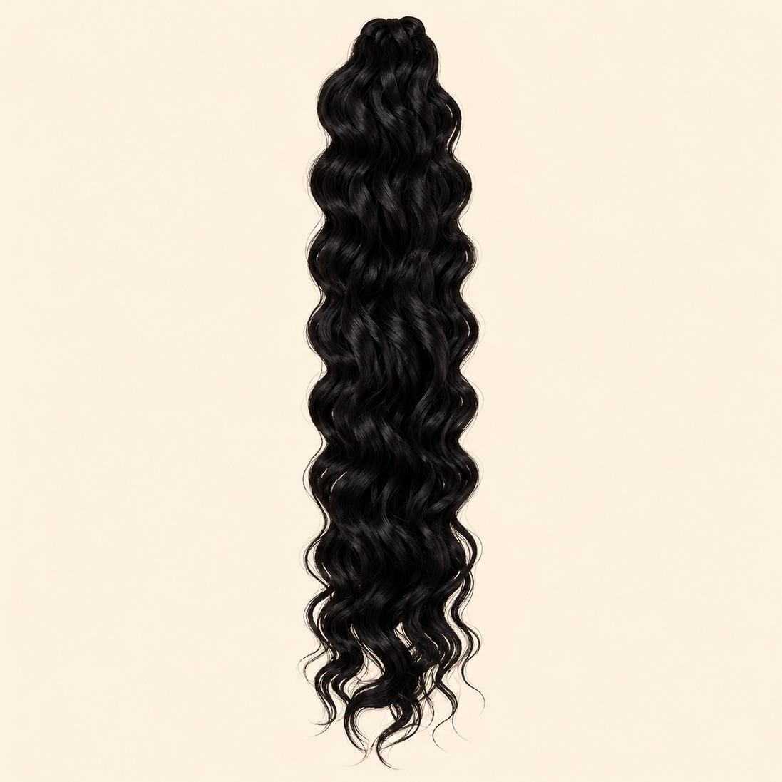Cherish Ravish Bulk Invlechthaar 50 cm – Zwart 1 – De HaarBoetiek
