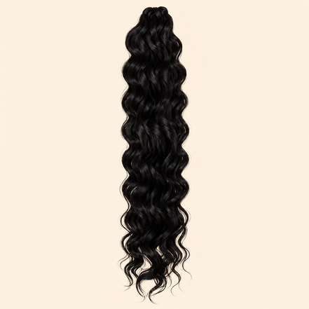 Cherish Ravish Bulk Invlechthaar 50 cm – Zwart 1 – De HaarBoetiek