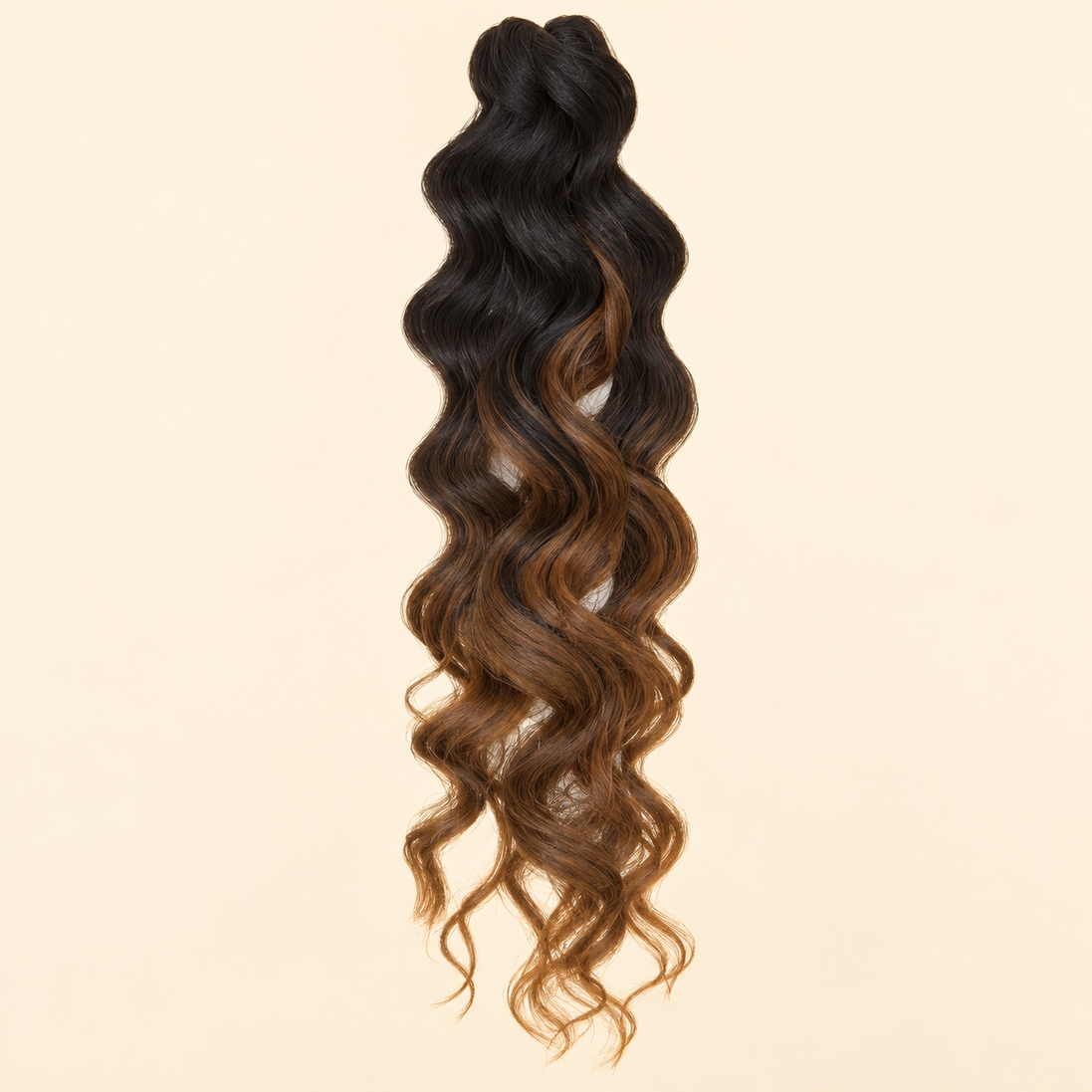 Cherish Ravish Bulk Invlechthaar 50 cm – Zwart naar honingblond DE27 – De HaarBoetiek