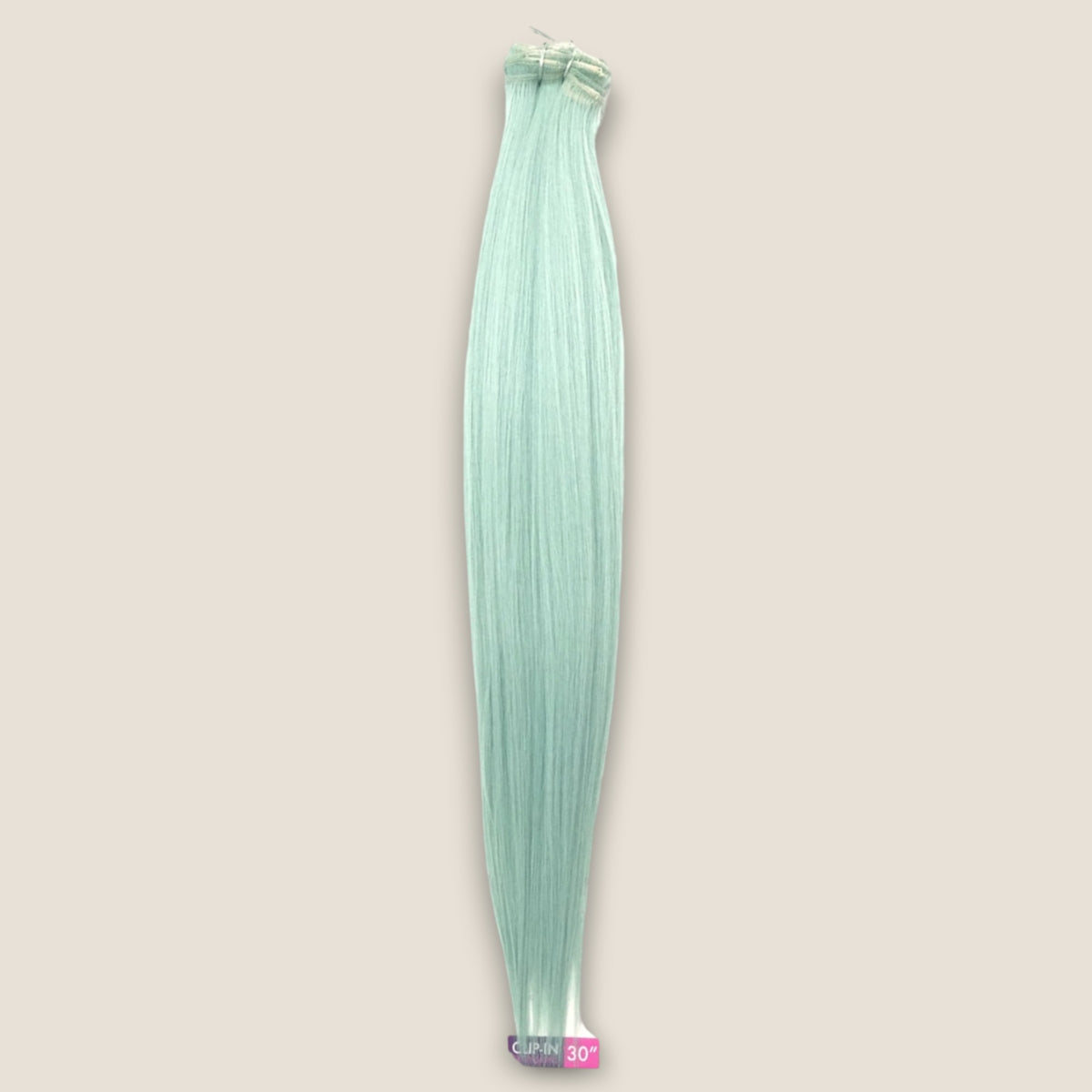 Clip-in extensions 75 cm opal mint – 9-delige set – De HaarBoetiek