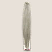 Clip-in extensions 75 cm zilver – 9-delige set – De HaarBoetiek