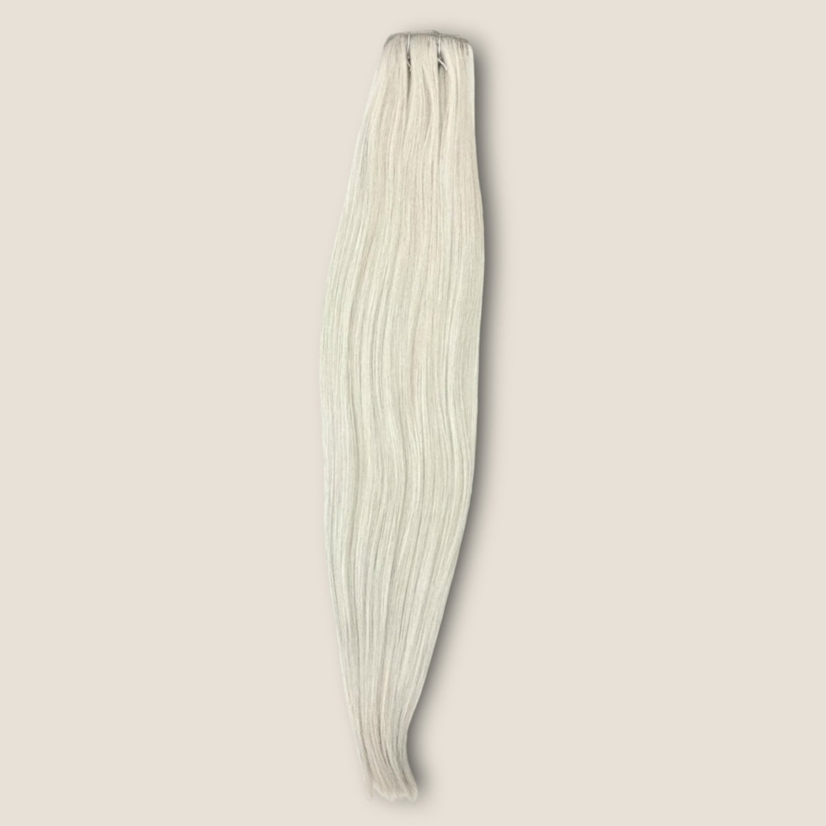 Clip-in extensions 75 cm witblond – 9-delige set – De HaarBoetiek