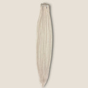 Clip-in extensions 75 cm zilverblond – 9-delige set – De HaarBoetiek