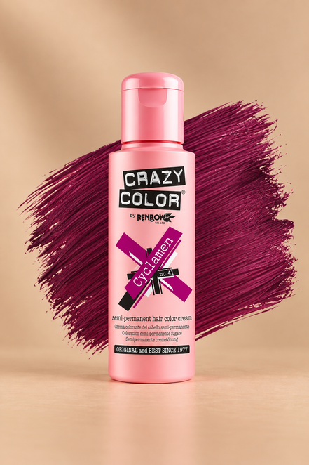 Crazy Color Cyclamen No. 41 semi-permanente haarverf 100 ml