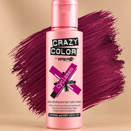 Crazy Color Cyclamen No. 41 semi-permanente haarverf 100 ml