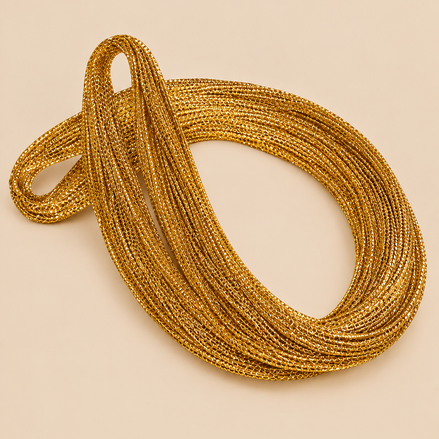 Gouden hair wrap haaraccessoire voor braids en vlechten | De HaarBoetiek