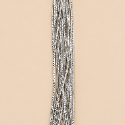 Zilveren hair wrap voor braids en vlechten | De HaarBoetiek