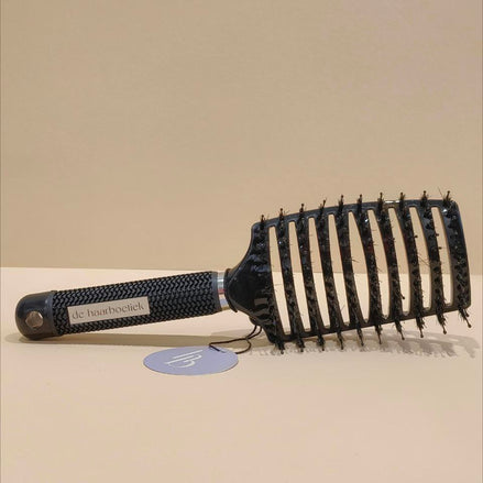 HaarBoetiek Brush Zwart – Professionele Uitkamborstel voor Weave en Extensions