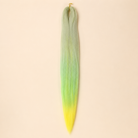 Easy Braid kanekalon vlechthaar kleur 4-15 – Pink/Lavender/Mint/Yellow, één bundel