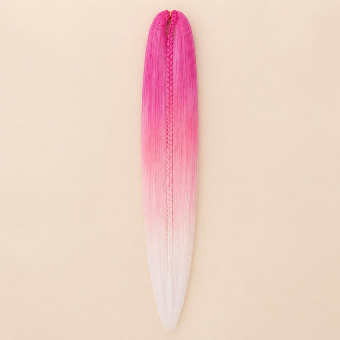 Easy Braid kanekalon vlechthaar kleur 4-7 – Hot Plum/Pink/L-Pink/White, één bundel