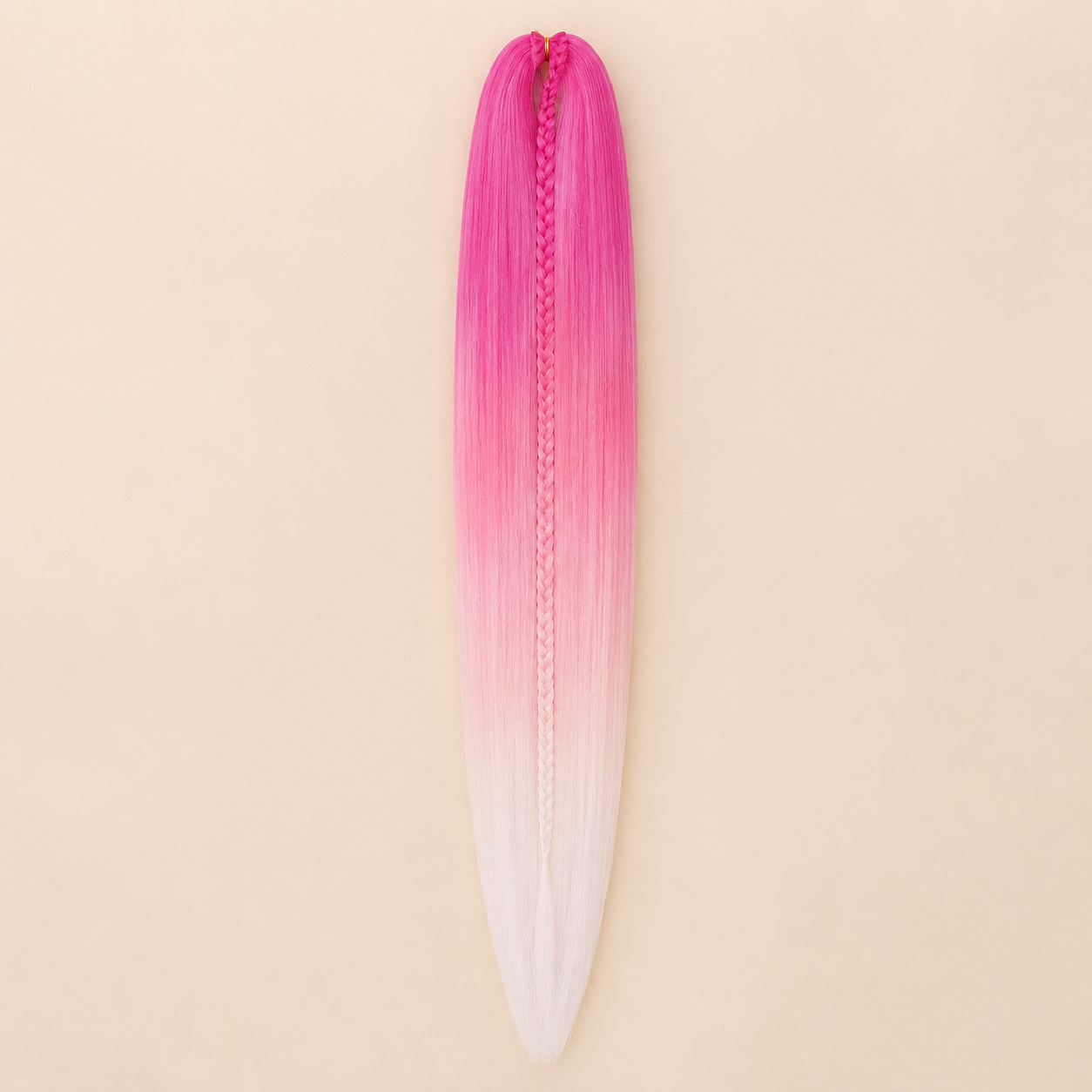Easy Braid kanekalon vlechthaar kleur 4-7 – Hot Plum/Pink/L-Pink/White, één bundel