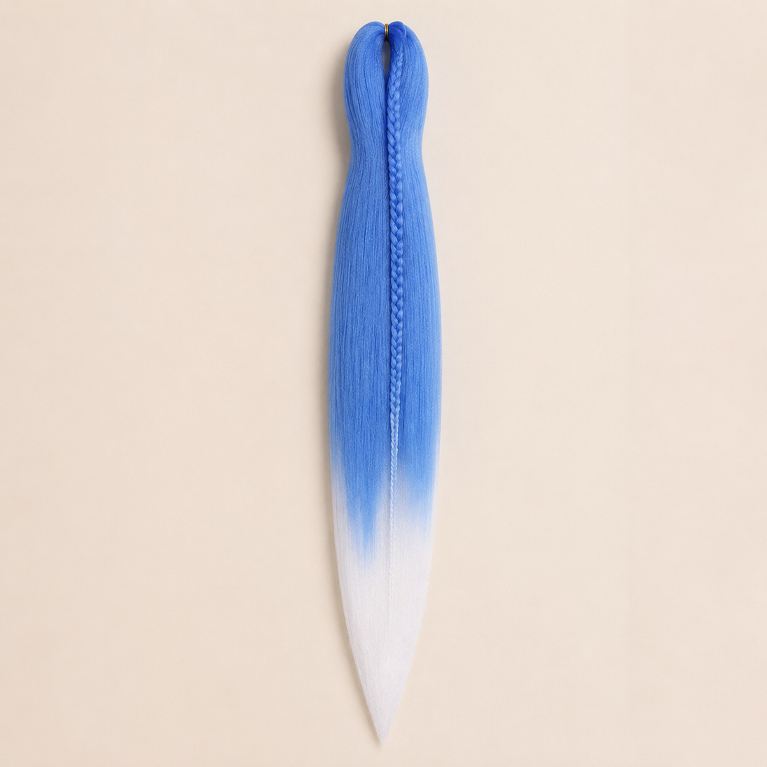 Easy Braid kanekalon vlechthaar kleur 2-12 – L-Blue/White, één bundel