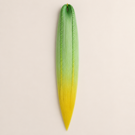 Easy Braid kanekalon vlechthaar kleur 2-14 – L-Mint/Yellow, één bundel