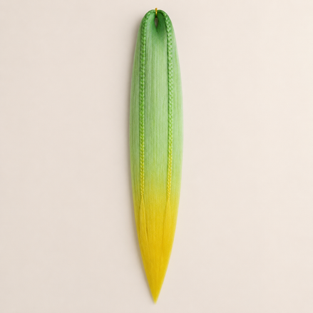 Easy Braid kanekalon vlechthaar kleur 2-14 – L-Mint/Yellow, één bundel