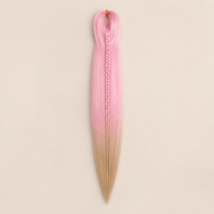 Easy Braid kanekalon vlechthaar kleur 2-15 – Pink/613, één bundel