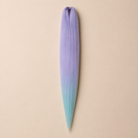 Easy Braid kanekalon vlechthaar kleur 2-16 – Lavender/L-Mint, één bundel