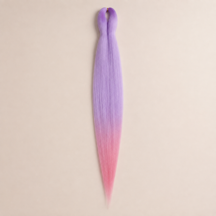 Easy Braid kanekalon vlechthaar kleur 2-17 – Lavender/L-Pink, één bundel