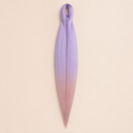Easy Braid kanekalon vlechthaar kleur 2-18 – Lavender/Rose, één bundel
