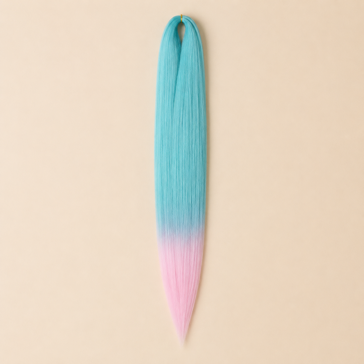 Easy Braid kanekalon vlechthaar kleur 2-20 – D-Mint/L-Pink, één bundel