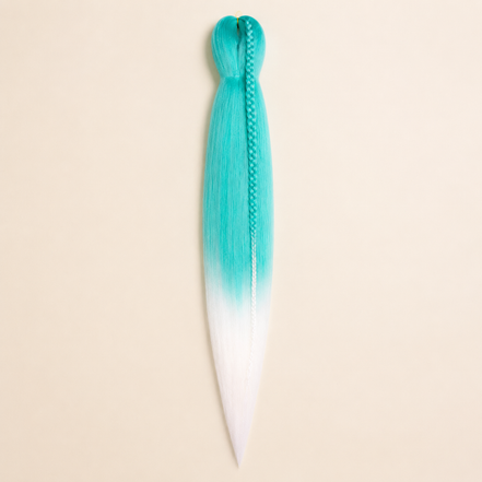 Easy Braid kanekalon vlechthaar kleur 2-21 – D-Mint/White, één bundel