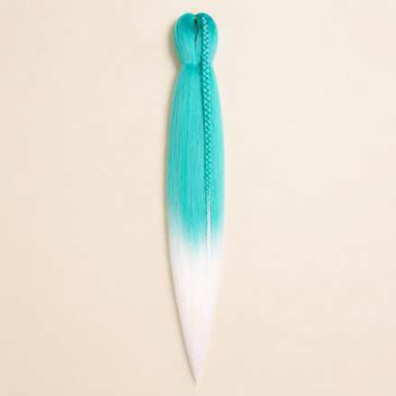 Easy Braid kanekalon vlechthaar kleur 2-21 – D-Mint/White, één bundel
