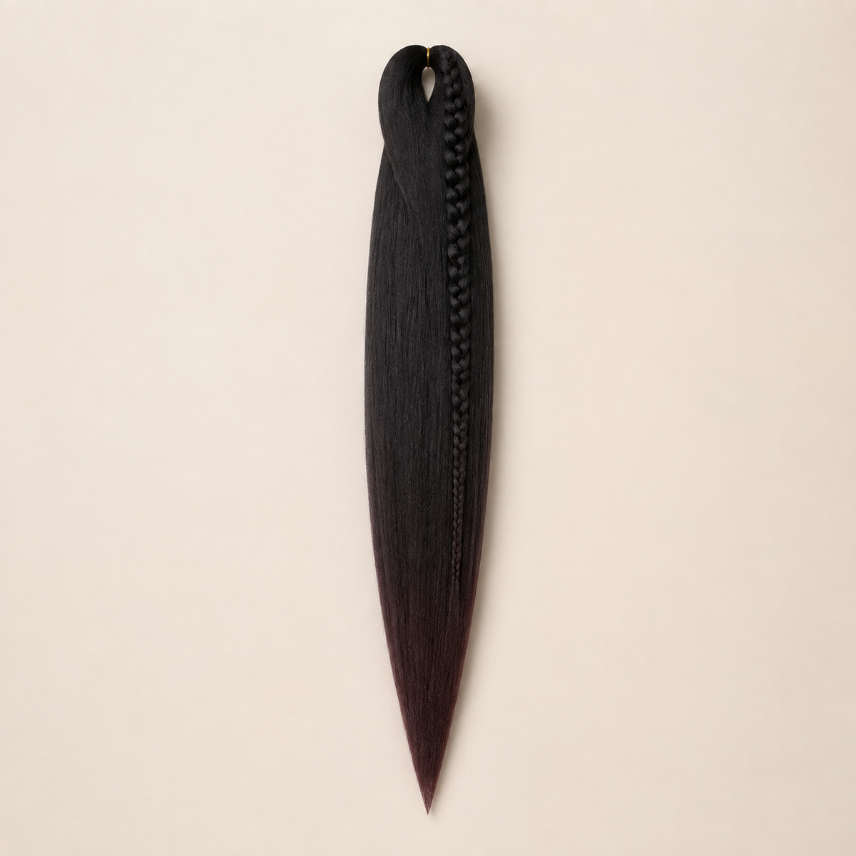 Easy Braid kanekalon vlechthaar kleur 2-25 – Black/Burgundy, één bundel