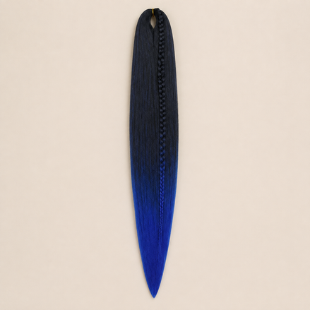 Easy Braid kanekalon vlechthaar kleur 2-31 – Black/Blue, één bundel