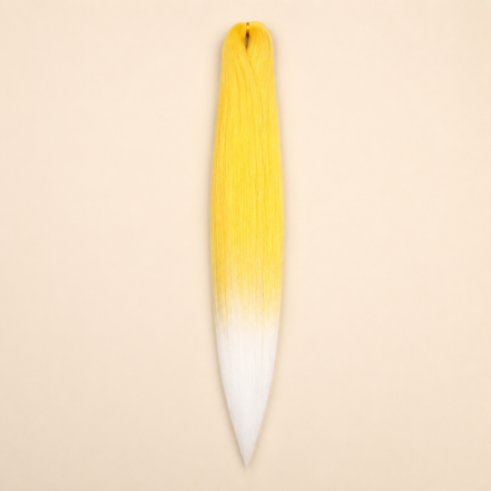 Easy Braid kanekalon vlechthaar kleur 2-4 – Yellow/White, één bundel