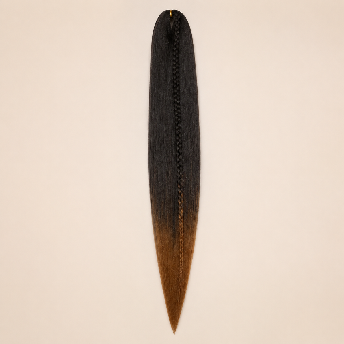 Easy Braid kanekalon vlechthaar kleur 2-42 – Black/Honey, één bundel