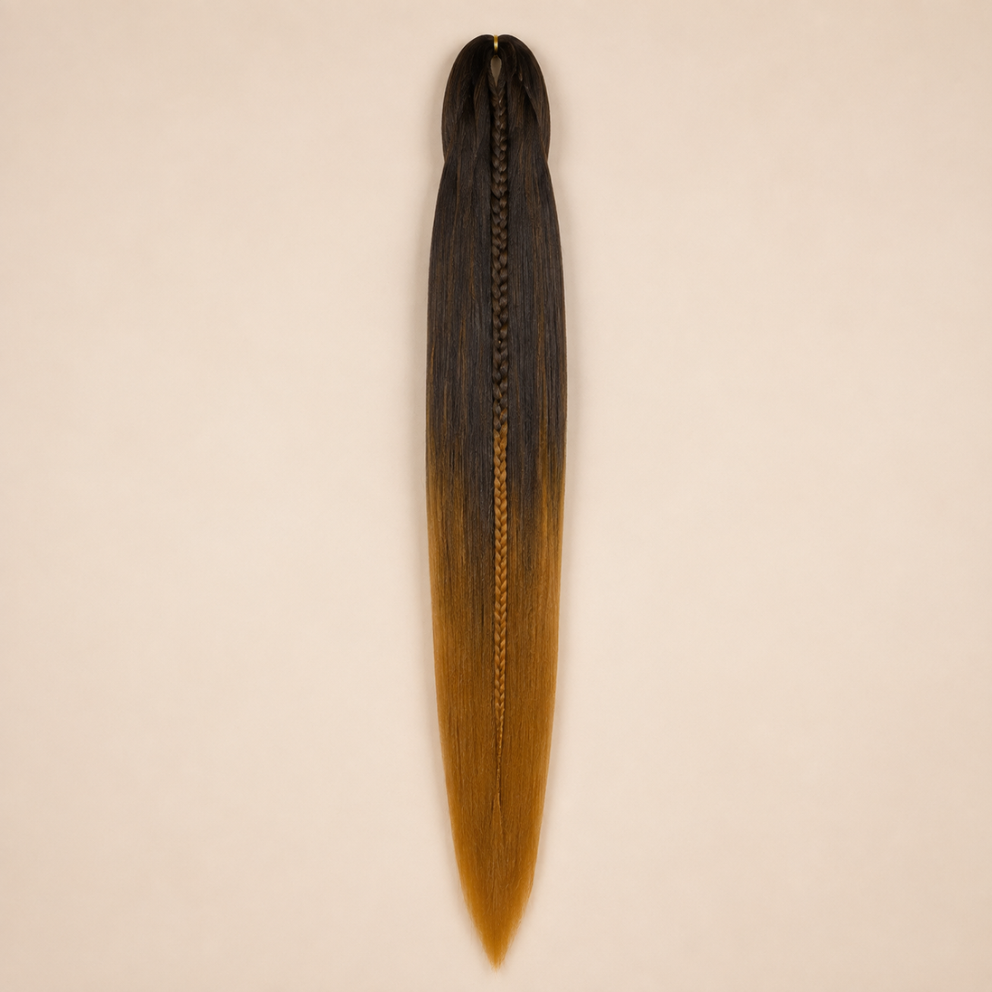 Easy Braid kanekalon vlechthaar kleur 2-44 – Black/Gold, één bundel
