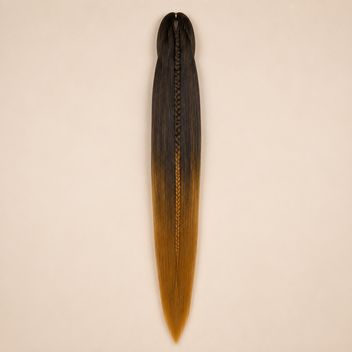 Easy Braid kanekalon vlechthaar kleur 2-44 – Black/Gold, één bundel