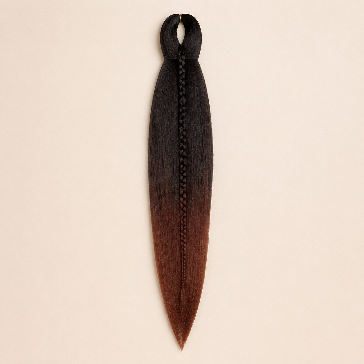 Easy Braid kanekalon vlechthaar kleur 2-45 – Black/Mahogany, één bundel
