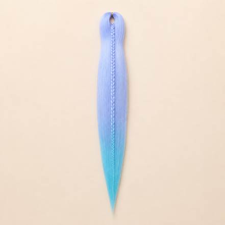 Easy Braid kanekalon vlechthaar kleur 2-56 – Lavender/Mint, één bundel