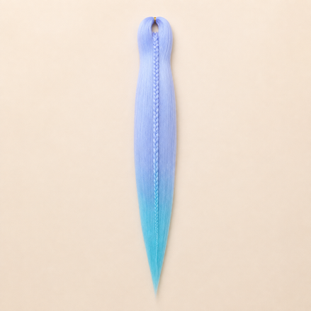 Easy Braid kanekalon vlechthaar kleur 2-56 – Lavender/Mint, één bundel