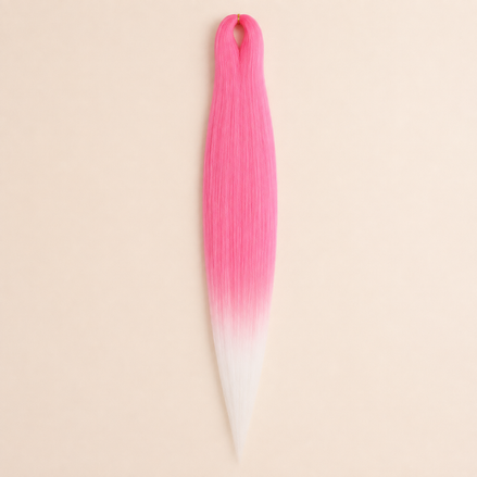 Easy Braid kanekalon vlechthaar kleur 2-6 – Pink/White, één bundel