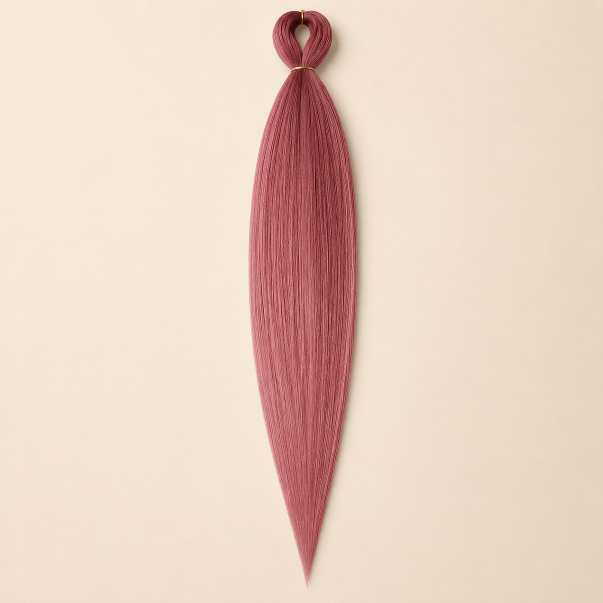 Easy Braid Kanekalon vlechthaar Roze X-Smart, kleurcode 29 X-Smart, op lichtbeige achtergrond