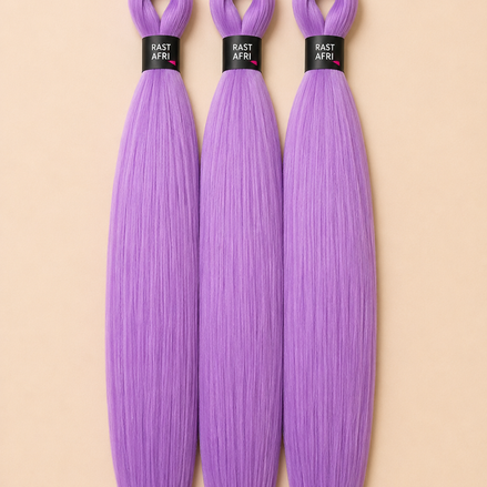 Easy Braid 3-in-1 Amethyst paars 75 cm set van 3 - De HaarBoetiek