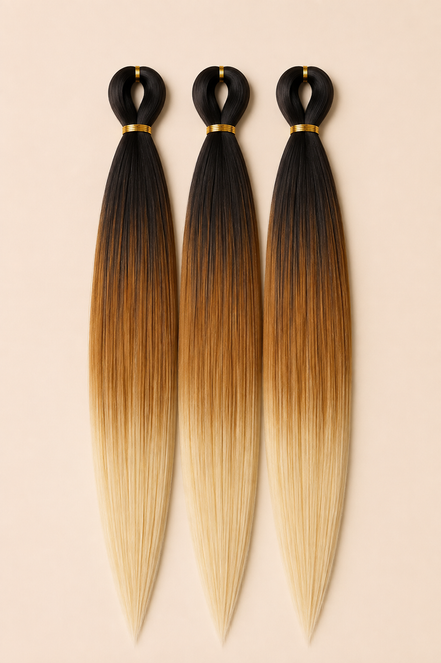 BraidOrDie Deluxe Easy Braid 3-in-1 BT1B/27/613 zwart ginger blond invlechthaar