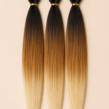BraidOrDie Deluxe Easy Braid 3-in-1 BT1B/27/613 zwart ginger blond invlechthaar