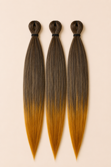 RastAfri Easy Braid 3-in-1 BT1B/27 ginger zwart two-tone invlechthaar