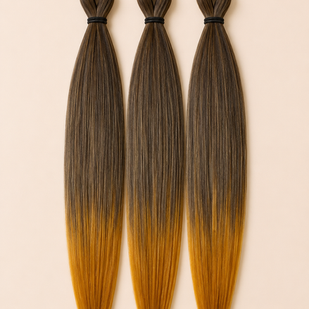 RastAfri Easy Braid 3-in-1 BT1B/27 ginger zwart two-tone invlechthaar