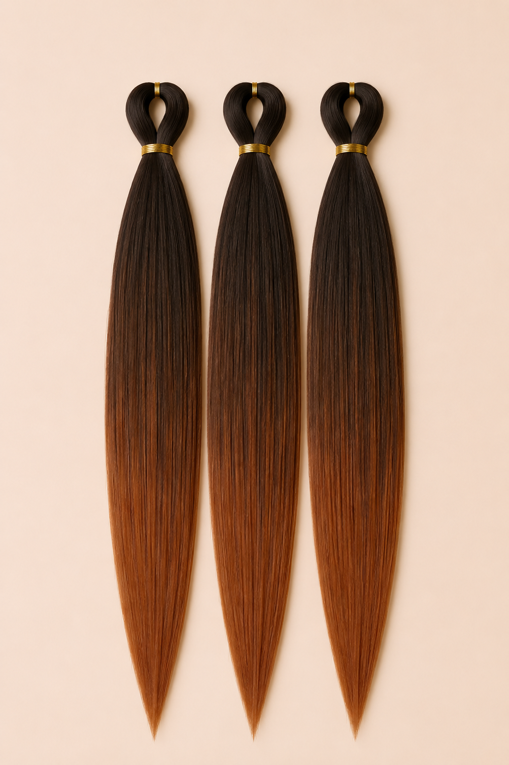 BraidOrDie Deluxe Easy Braid 3-in-1 BT1B/30 donkerbruin koperbruin invlechthaar