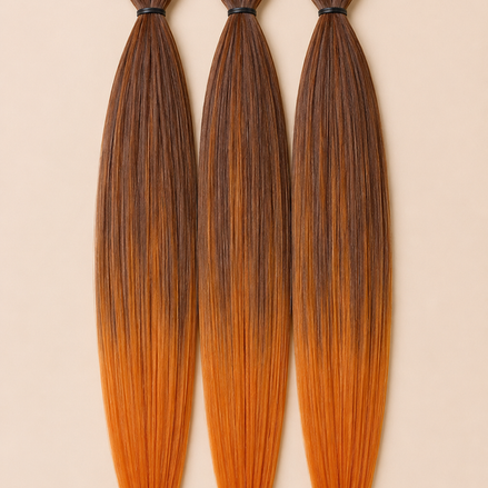 RastAfri Easy Braid 3-in-1 BT1B Amber bruin koper oranje invlechthaar