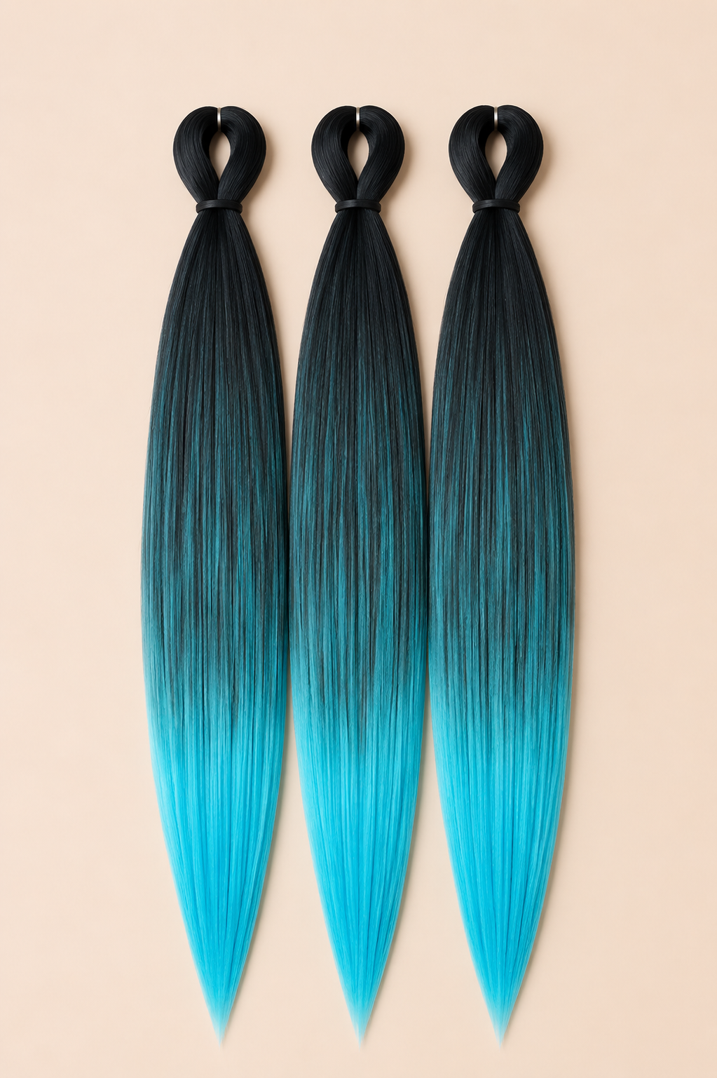 RastAfri Easy Braid 3-in-1 BT1B Aqua zwart blauw aqua invlechthaar