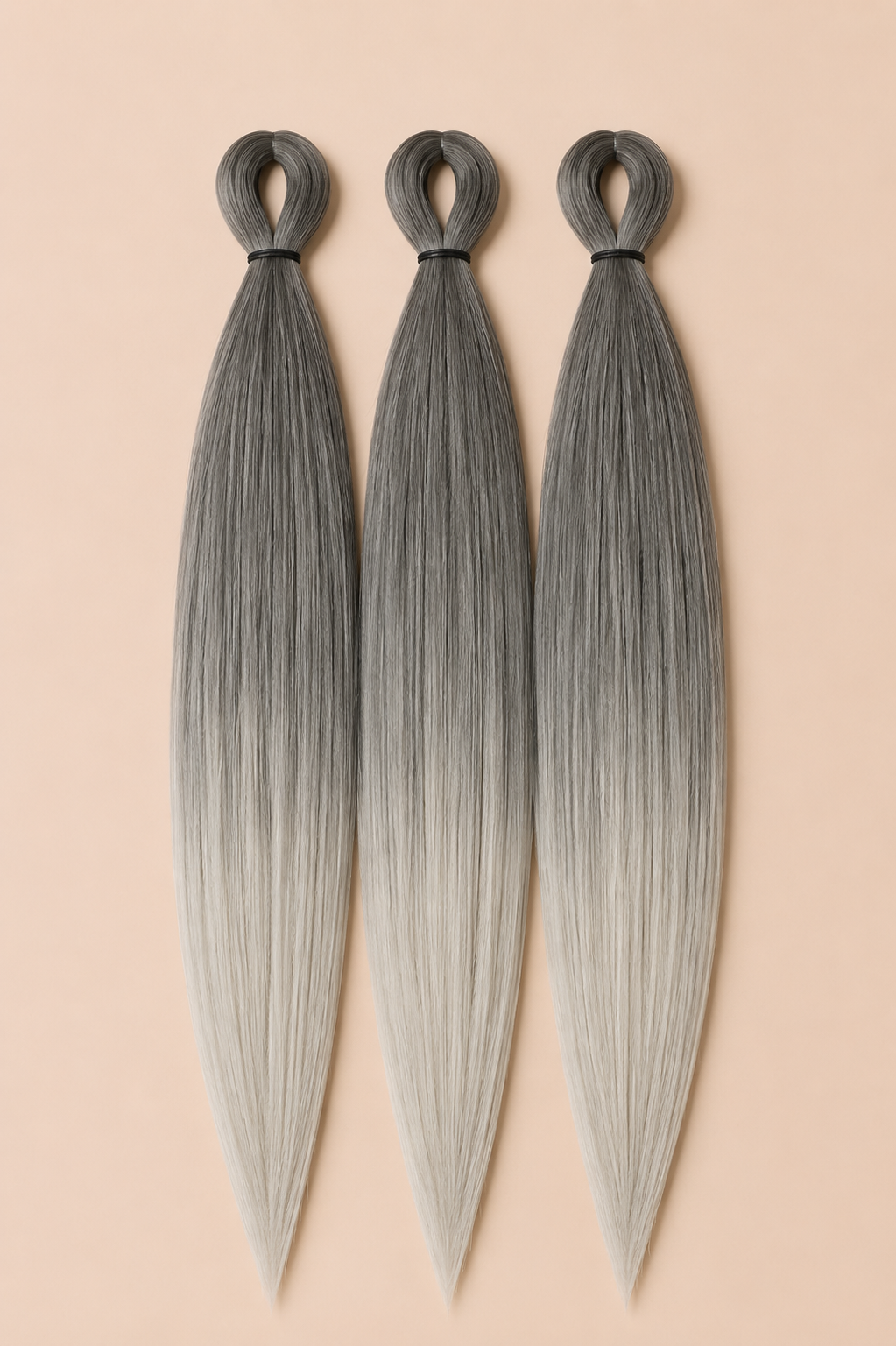 RastAfri Easy Braid 3-in-1 BT1B Ash Gray grijs zilver invlechthaar