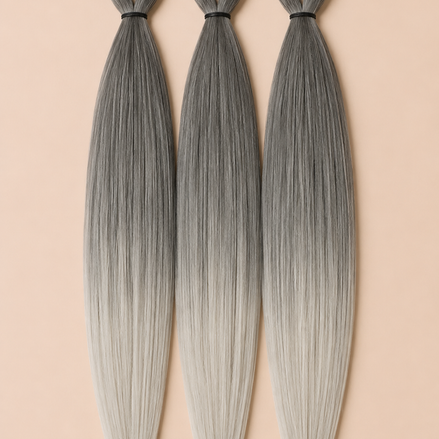 RastAfri Easy Braid 3-in-1 BT1B Ash Gray grijs zilver invlechthaar