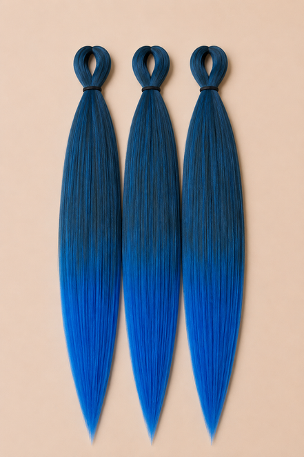 RastAfri Easy Braid 3-in-1 BT1B/BL blauw donkerblauw invlechthaar