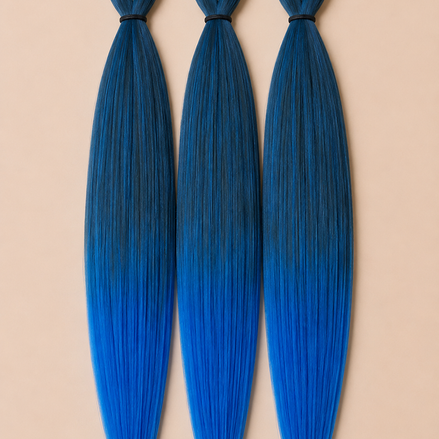 RastAfri Easy Braid 3-in-1 BT1B/BL blauw donkerblauw invlechthaar