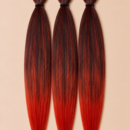 RastAfri Easy Braid 3-in-1 BT1B Copper donkerbruin koper rood invlechthaar