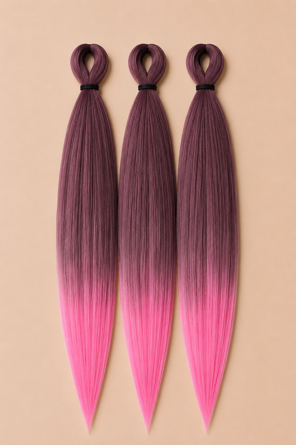 RastAfri Easy Braid 3-in-1 BT1B Hot Pink donker roze felroze invlechthaar